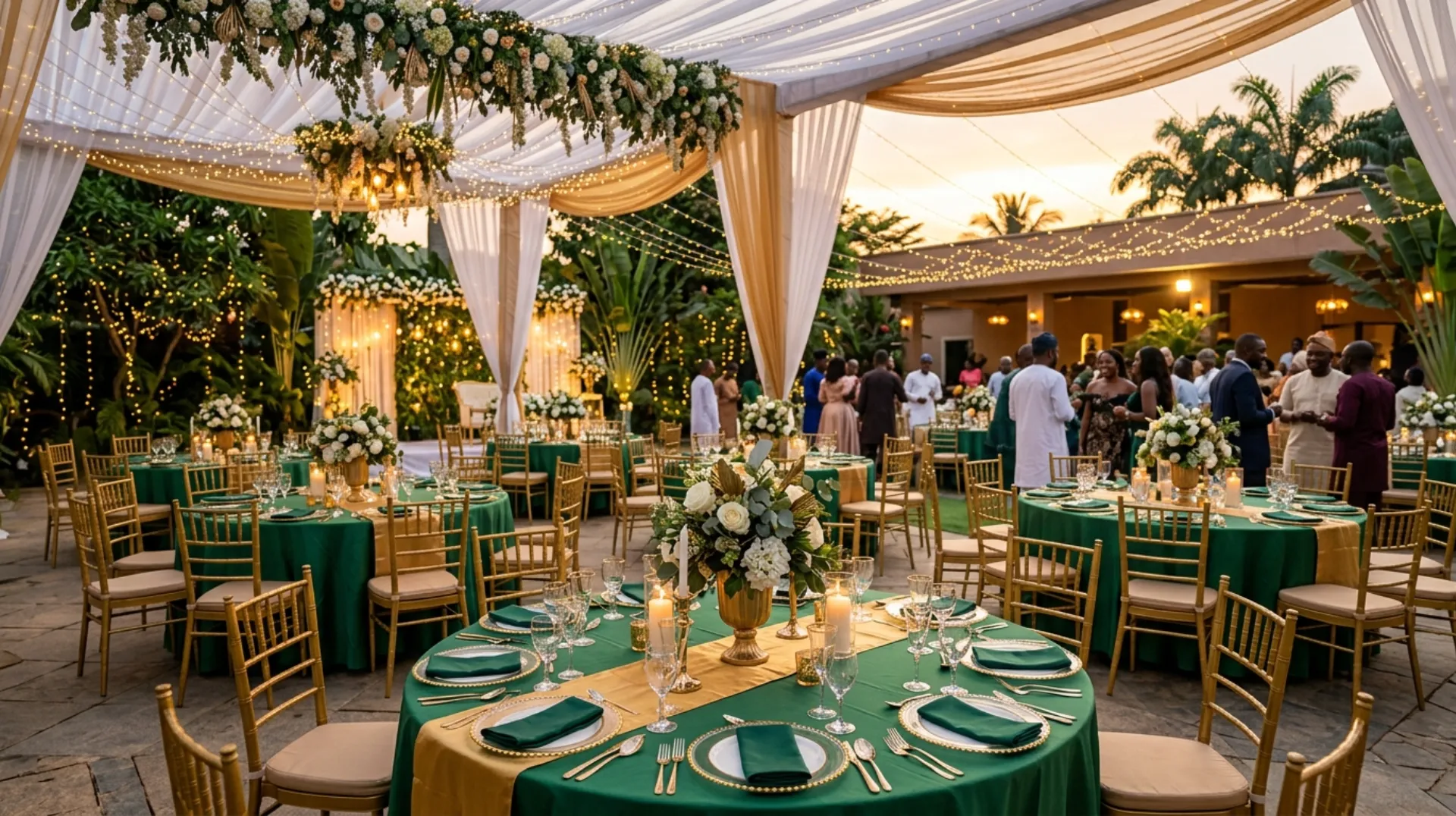 Private event decoration and rentals for weddings birthdays and social events in Abuja